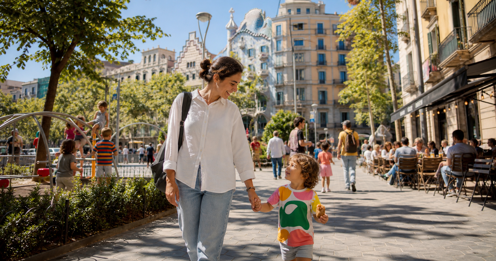 canguro en barcelona de la app de homerd