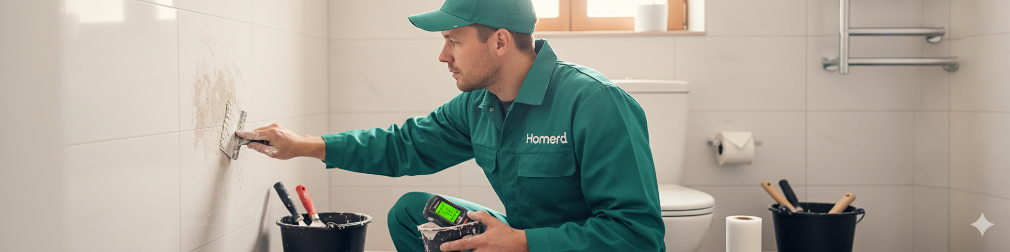 fontanero reparando humedades